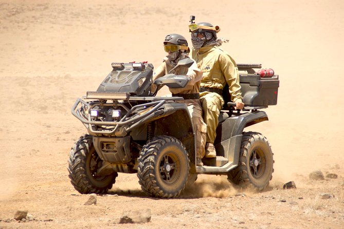 2h ATV 500cc 4x4 Quad Desert Adventure - The first beach, shaped by wind and turtles