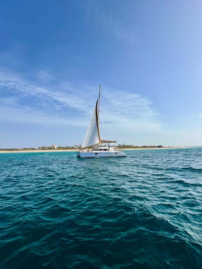 3-hour Catamaran Adventure on the waters of Sal Island - Setting out from Santa Maria Beach or Bikini Beach
