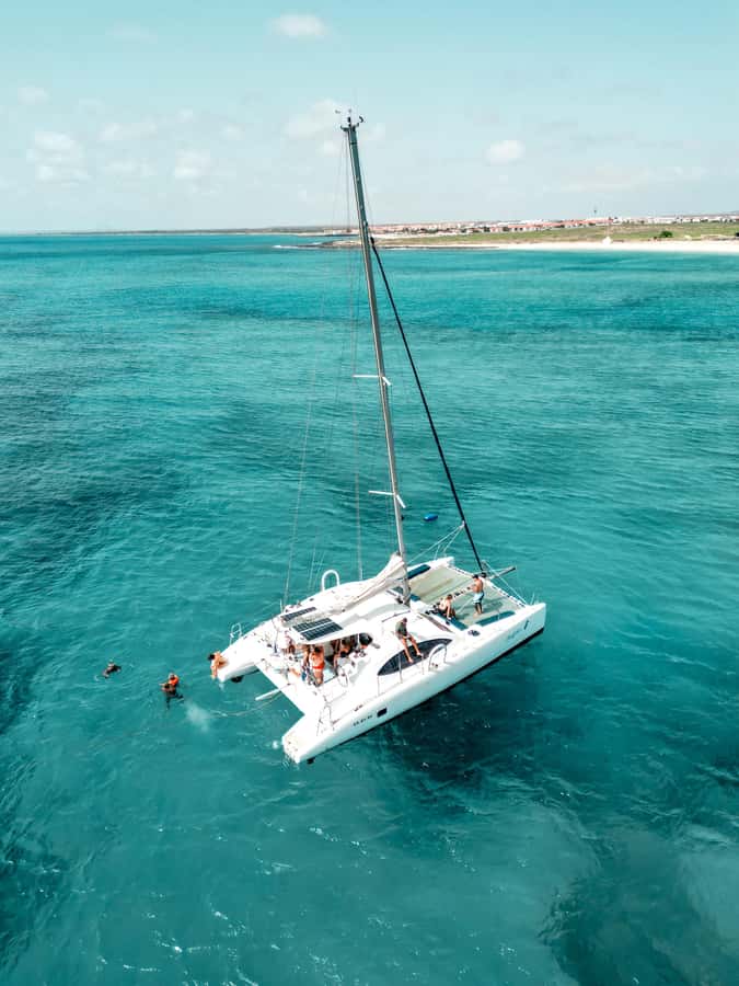 3-hour Catamaran Adventure on the waters of Sal Island - Drinks, snacks, and the value of $69