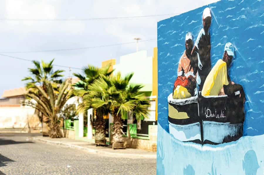 Adults Only Tour of Sal with Lobster Lunch and Salt Lake - Palmeira: a fishing village with time for a café
