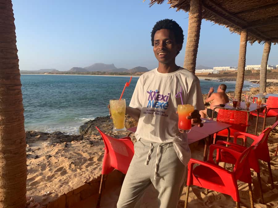 Boa Vista: Lobster Lunch at Santa Monica Beach - A seafood lunch at the southern end of Boa Vista