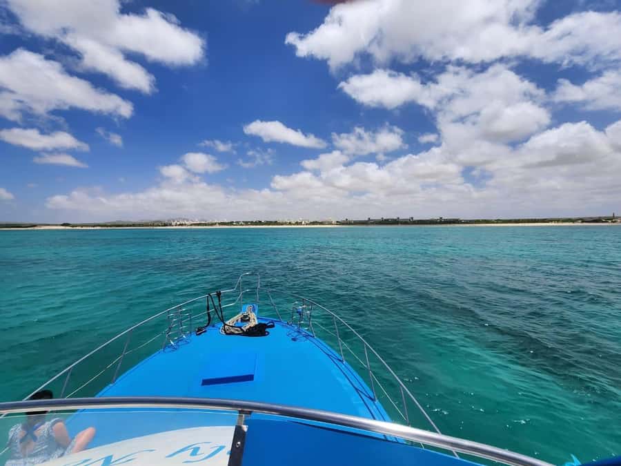 Boa Vista: Motoryacht Trip with Fishing, Snorkel, Beach BBQ - The ride back to Sal Rei
