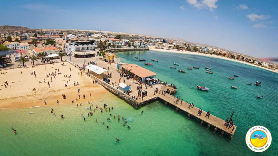 Boavista: City Tour with a Splash at Estoril Beach - The Catholic Church and Sal Rei’s town center