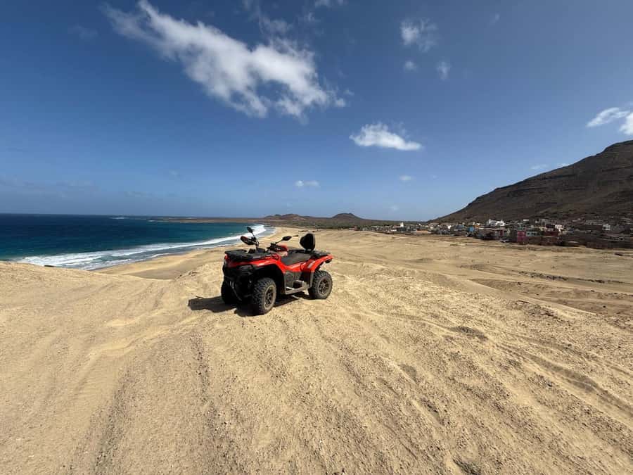 Cape Verde: São Vicente Island 4x4 Quad Tour - Salamansa brings the first coastal reward