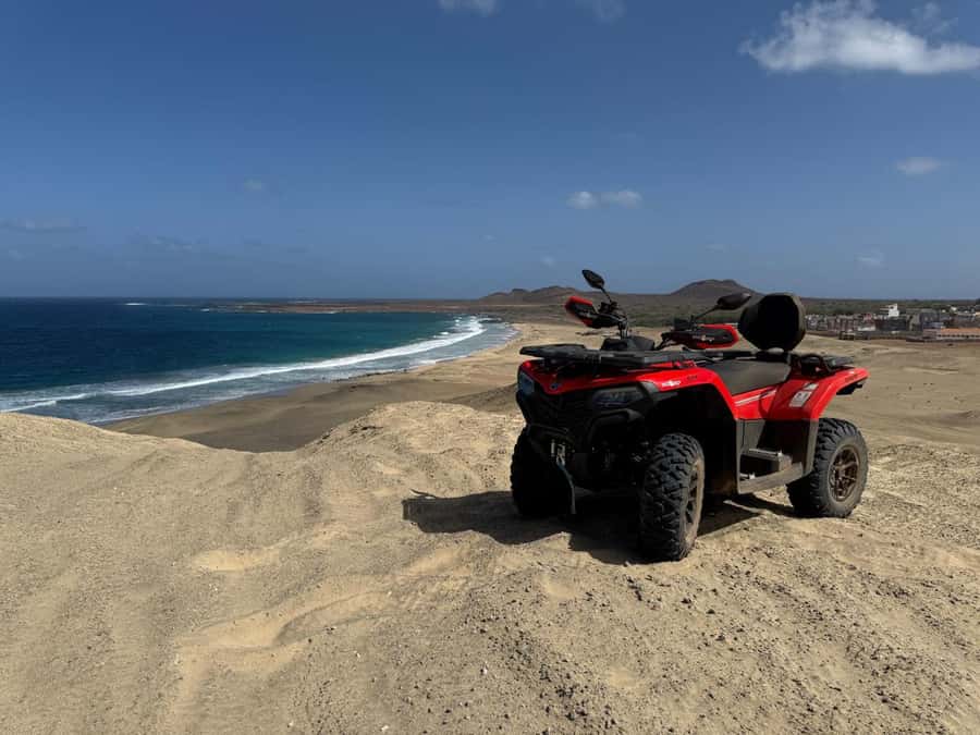 Cape Verde: São Vicente Island 4x4 Quad Tour - Baía das Gatas is the tour’s refreshing break