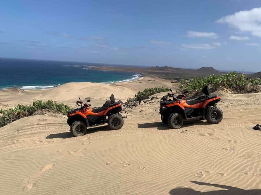Cape Verde: São Vicente Island 4x4 Quad Tour - Returning through Mindelo, from fish market to Praia da Laginha