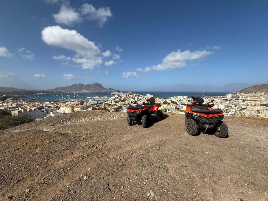 Cape Verde: São Vicente Island 4x4 Quad Tour - Leaving Mindelo by dirt road