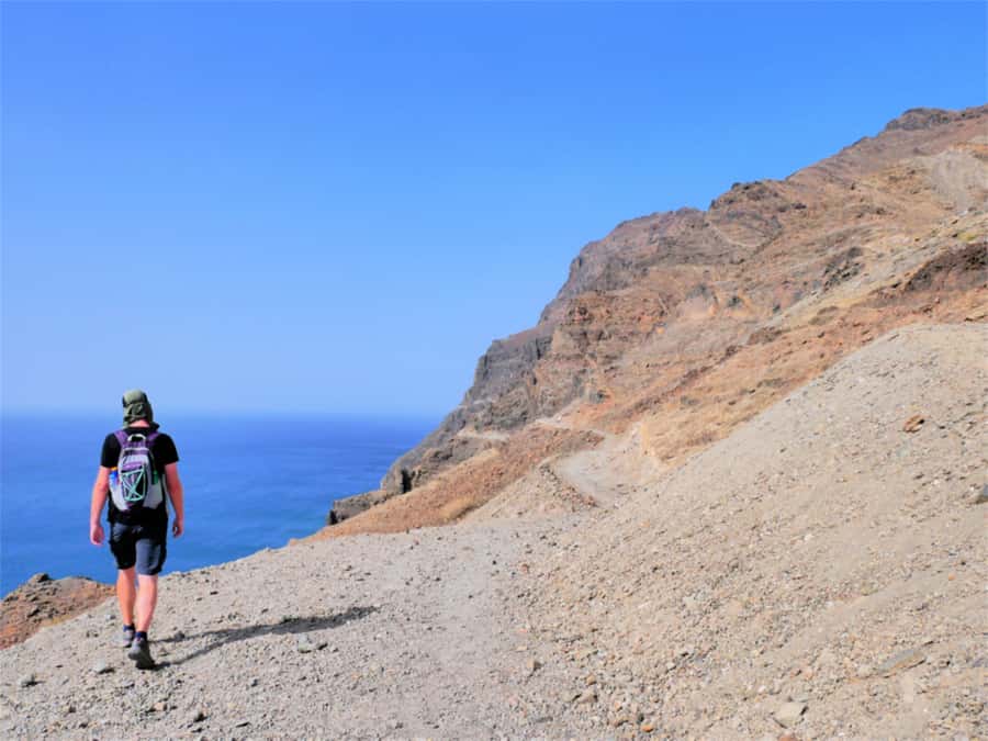 Coastal hike to the Lighthouse - Leaving São Vicente for São Pedro