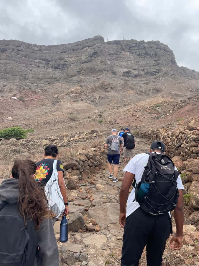 Hike Monte Verde - The 35-minute drive from Mindelo