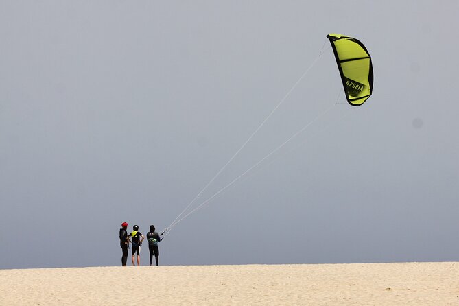 Kitesurf Lessons in Cape Verde - Moving to the big kite and learning the safety systems