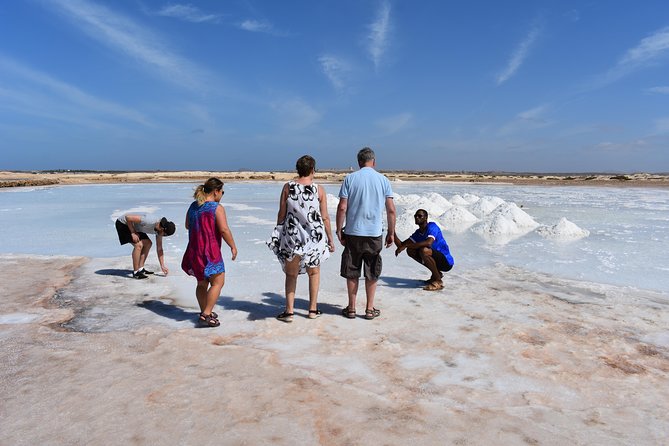 Private Sal Island Tour Authentic Experience from Santa Maria - Floating at Pedra de Lume Salt Crater