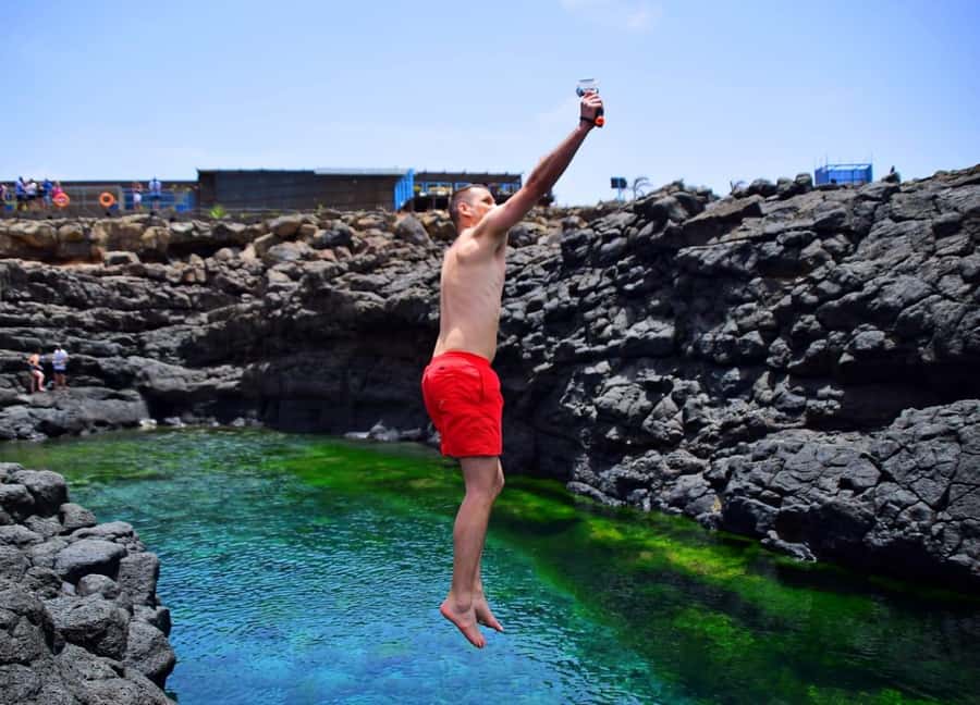 Sal: All-Inclusive Salt Lake, Blue Eye and Shark Bay Tour - Buracona’s Blue Eye and natural pool