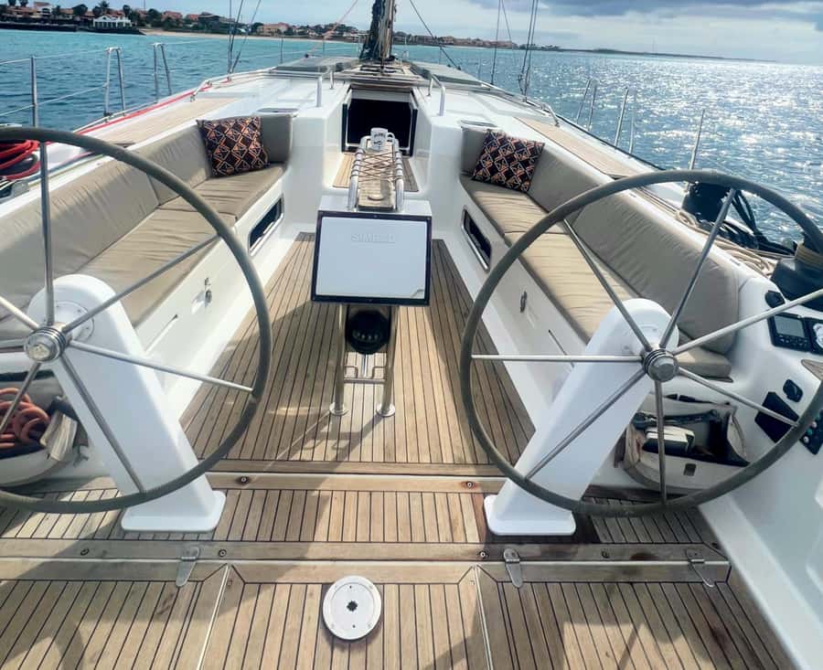 Sal, Cape Verde: Half day on Cuba Libre sailing yacht - What rough seas can feel like