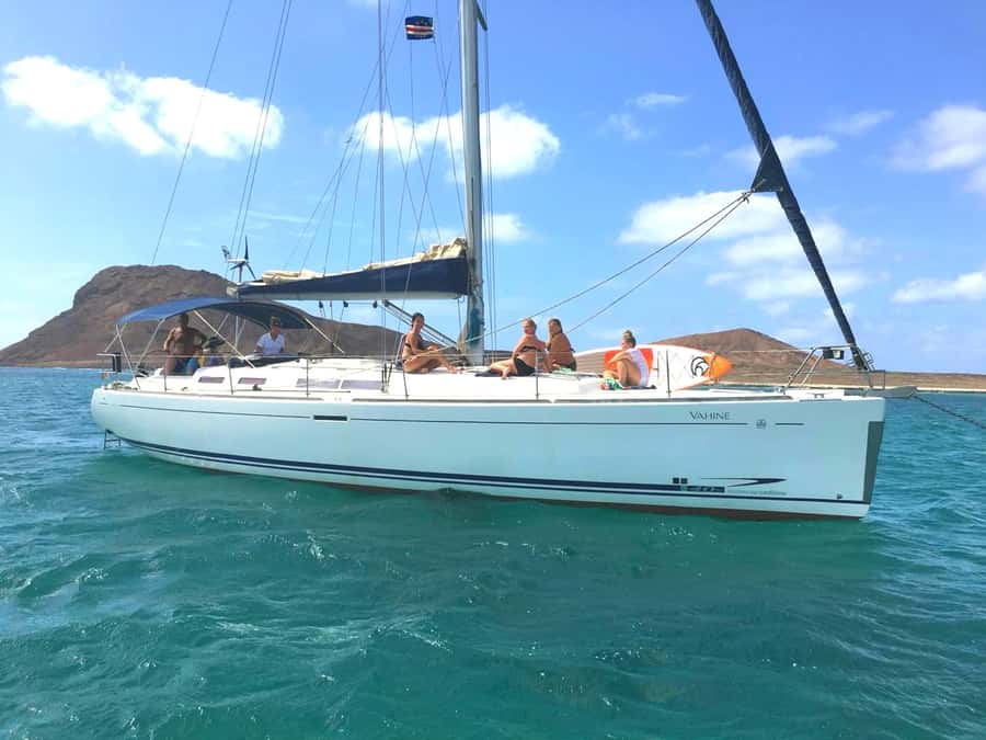 Sal, Cape Verde: Half day on Cuba Libre sailing yacht - The Atlantic wind does the work