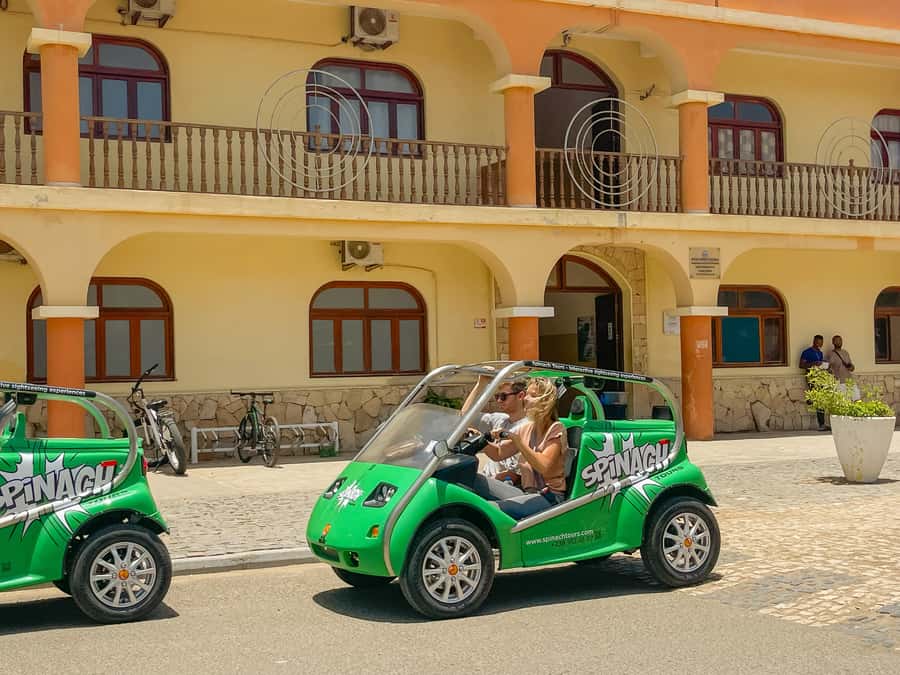 Sal Island: 2 Hour Guided Excursion on a Talking Car - Setting Off in a Spinach Electric Car