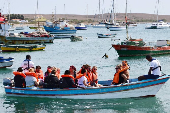 Sal Island All-inclusive Adults-only Catamaran Cruise - Leaving Santa Maria for Palmeira