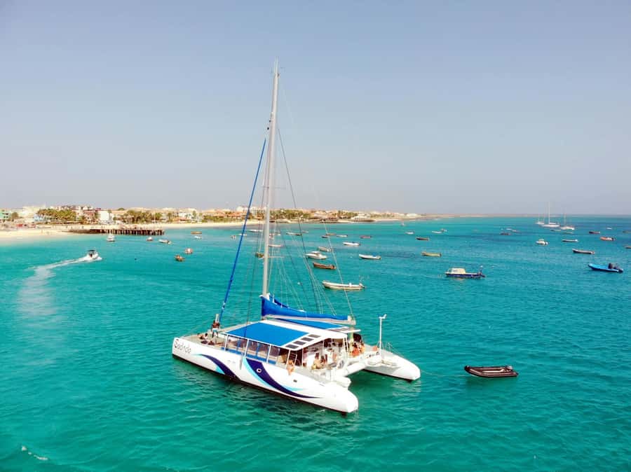 Sal Island Catamaran Cruise with All-inDrinks and Snacks - The view from the water
