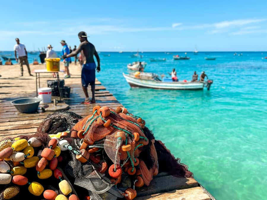 Sal Island: Two Hours Self-Drive Tour around Santa Maria - Santa Maria Pier and the first coastal views