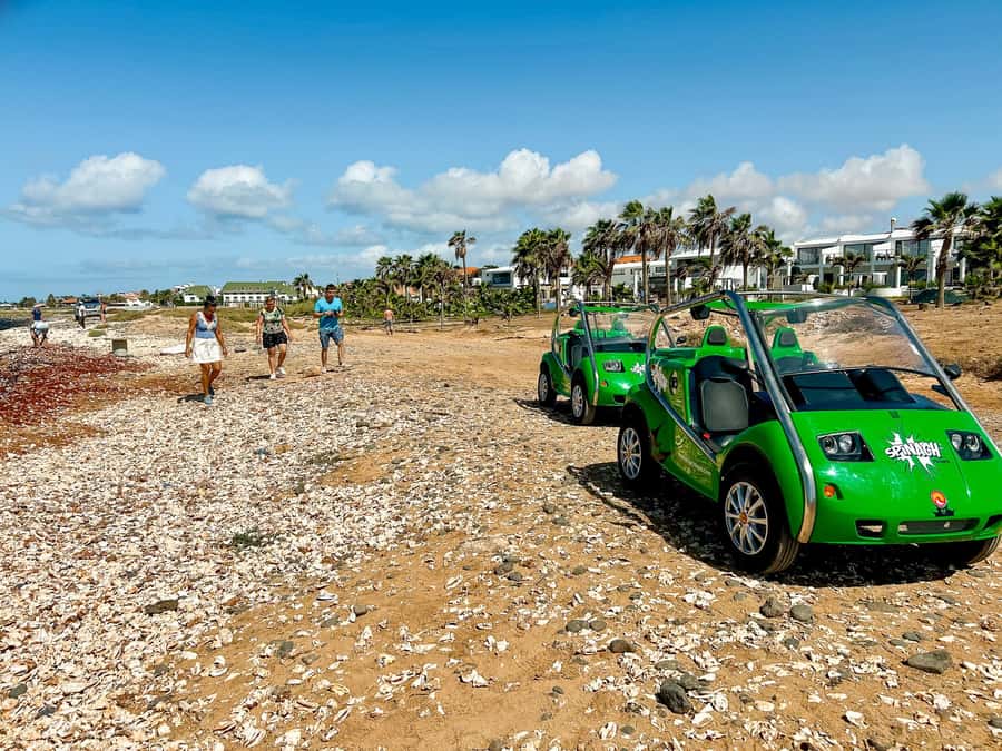 Santa Maria Half Day or Full Day Car Rental, Pedra de Lume - Electric driving is fun, but inspect the car