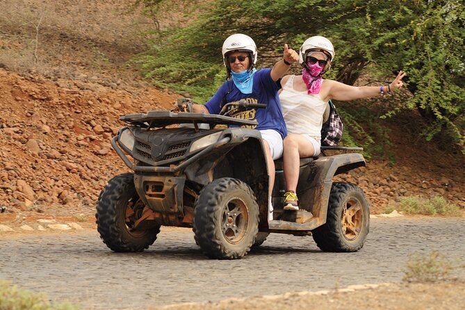 São Vicente 4 Hours Quad Bike Tour in Mindelo - Calhau, volcanic rock, and Viana Volcano