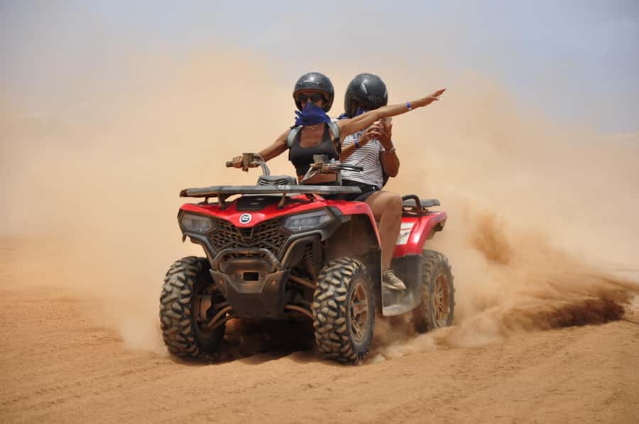 São Vicente: Quad Bike Tour in Mindelo - 4 Hours Adrenaline - Starting in Mindelo and getting ready to ride