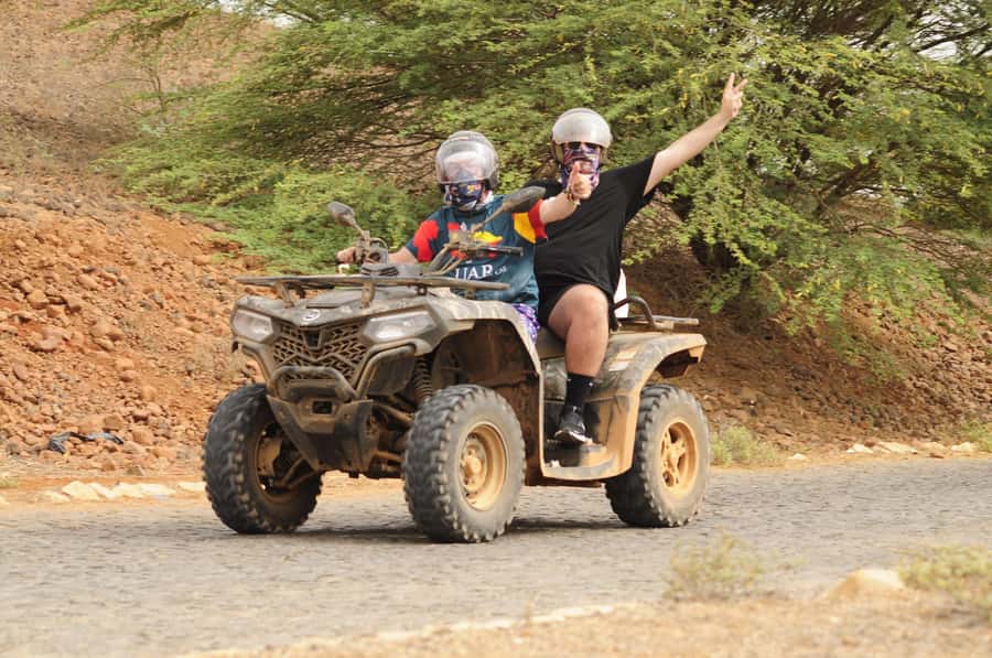 São Vicente: Quad Bike Tour in Mindelo - 4 Hours Adrenaline - Riding toward Salamansa along the coast
