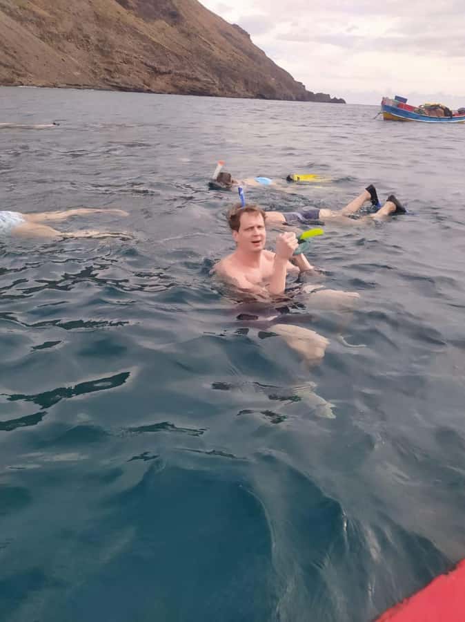Snorkeling with Turtles - Leaving Mindelo with Zion Tours Cabo Verde