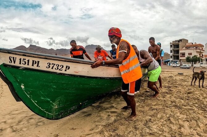 Spectacular experience with sea turtles - Pickup from Mindelo and the drive to São Pedro