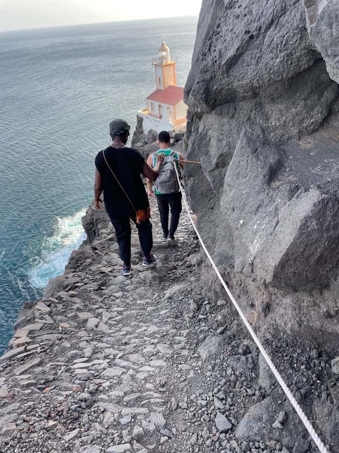Sunset Hike to Lighthouse, Dona Amélia - Leaving Mindelo for São Pedro
