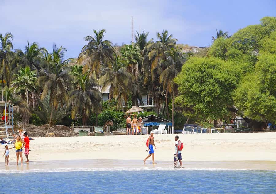 Tarrafal Bay Boat Trip and Beach Day - Lunch with fish, rice, and cold drinks