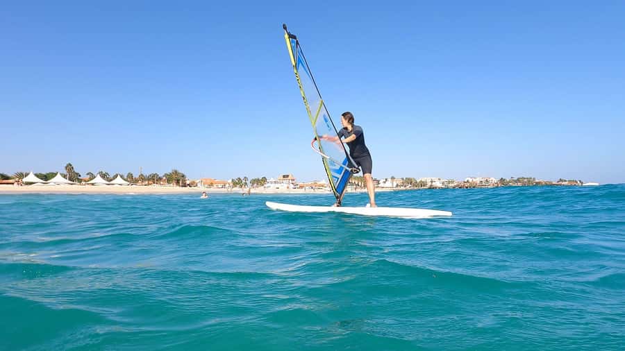 Windsurf Lessons - Getting started at the Surf Hub Cabo Verde shop